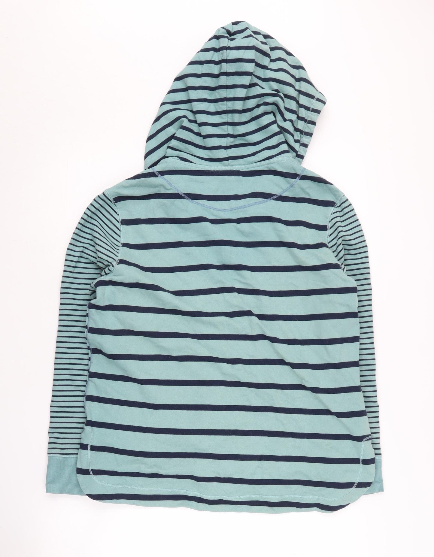 White Stuff Women’s Blue Striped Hoodie Size 14