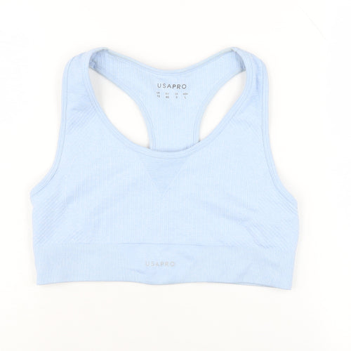 USA PRO Women's Blue Racerback Gym Tank Top Size L