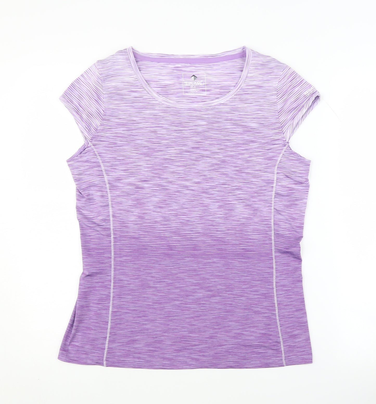 Regatta Women's Purple Short Sleeve Athletic Top