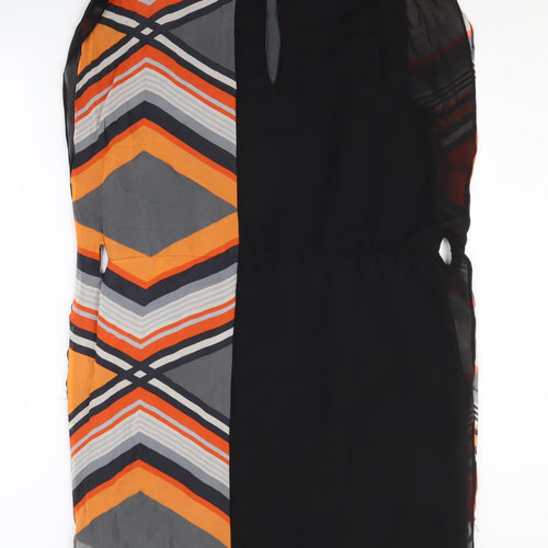 Warehouse Women's Multicoloured Shift Dress Size 12
