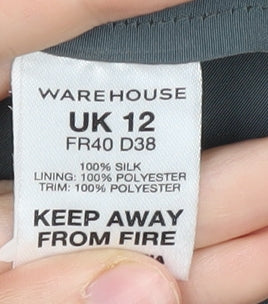 Warehouse Women's Multicoloured Shift Dress Size 12