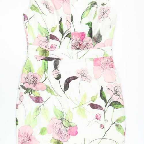Phase Eight Women's Multicoloured Floral Dress Size 12