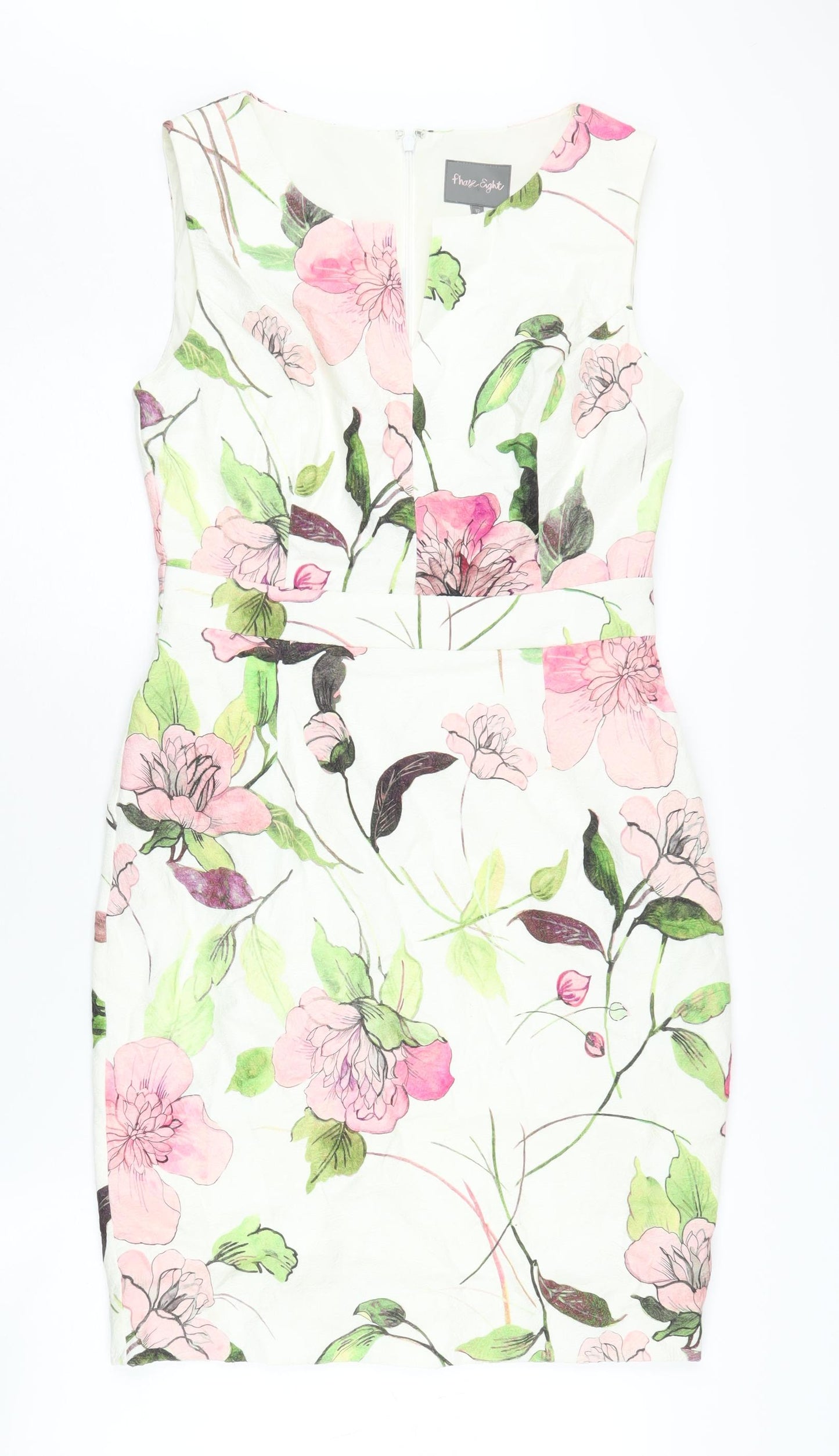 Phase Eight Women's Multicoloured Floral Dress Size 12