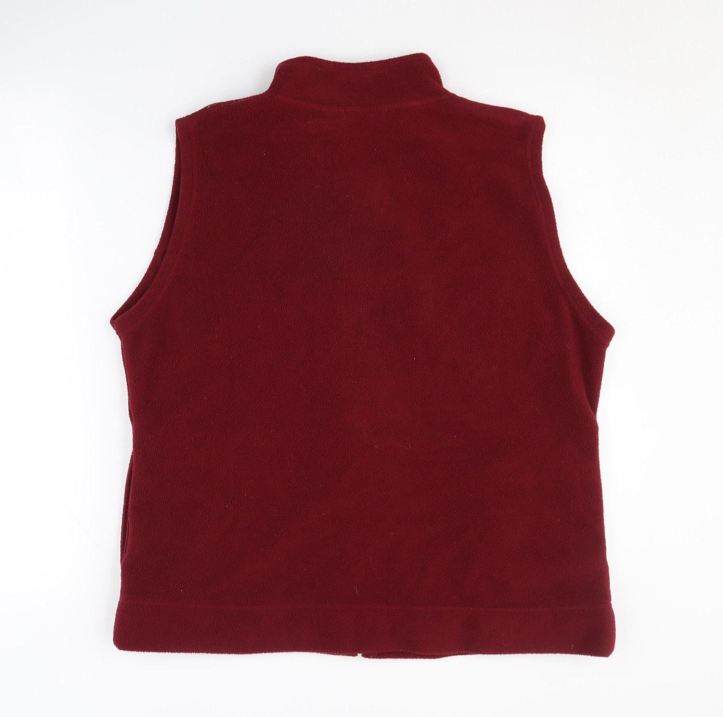 EWM Women's Red Waistcoat Fleece Zip L