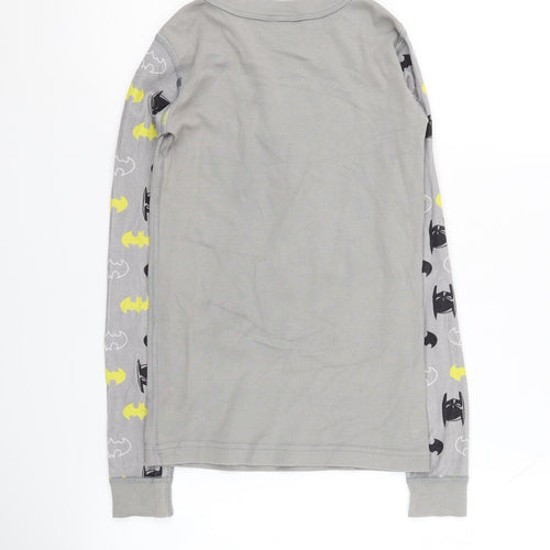 Hanna Andersson Boys' Batman Grey Long Sleeve T-Shirt Size 10