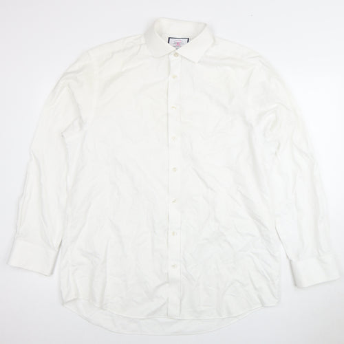 Charles Tyrwhitt Men’s White Classic Fit Dress Shirt 42 cm
