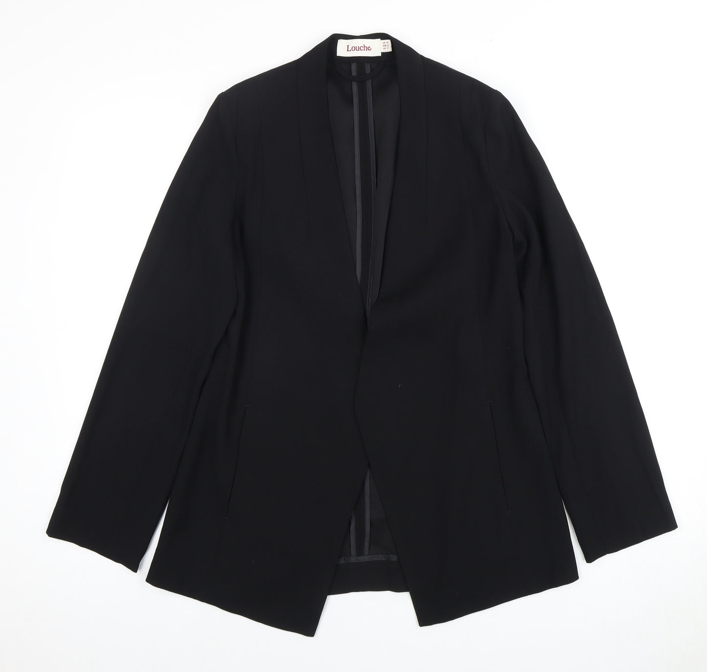 Louche Women’s Black Blazer UK 10 Polyester
