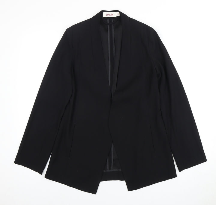 Louche Women’s Black Blazer UK 10 Polyester