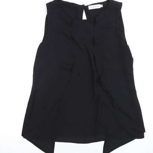 Paraphrase Women's Black Sleeveless Blouse Size 12