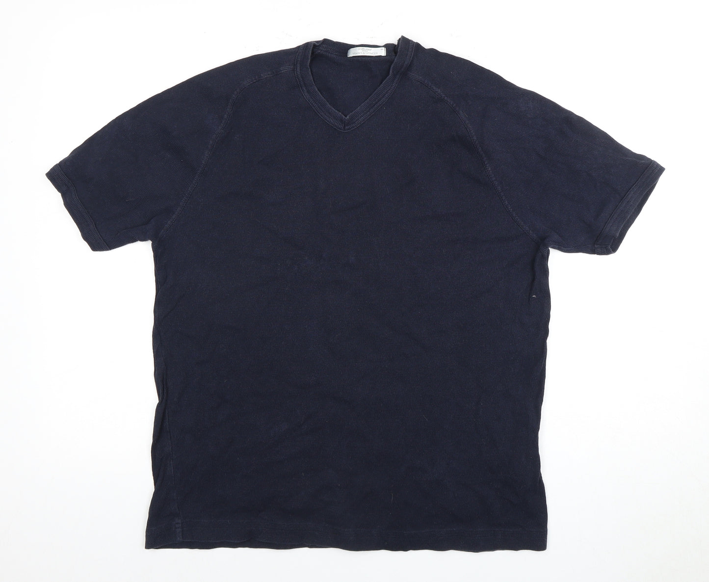 Marks & Spencer Women's Black M V-Neck T-Shirt