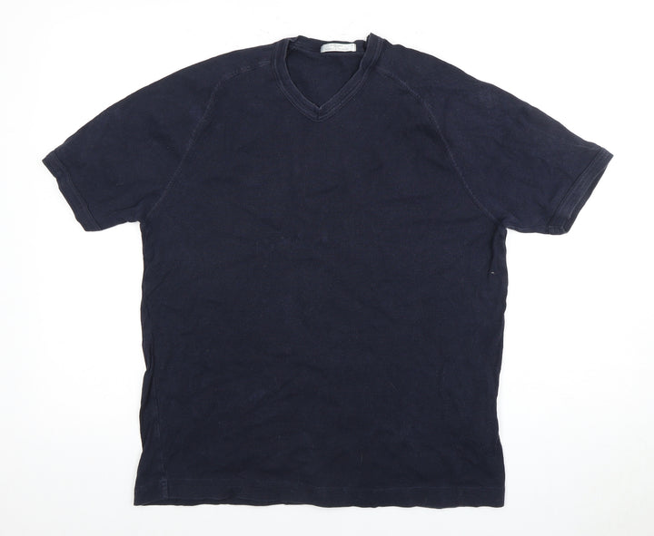 Marks & Spencer Women's Black M V-Neck T-Shirt