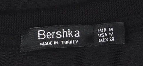 Bershka Women's Black Bell Sleeve Dress, UK Size 12