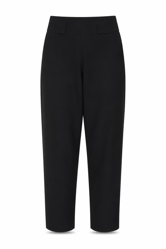 Front view of Max Studio Women's Black Trousers, size 8