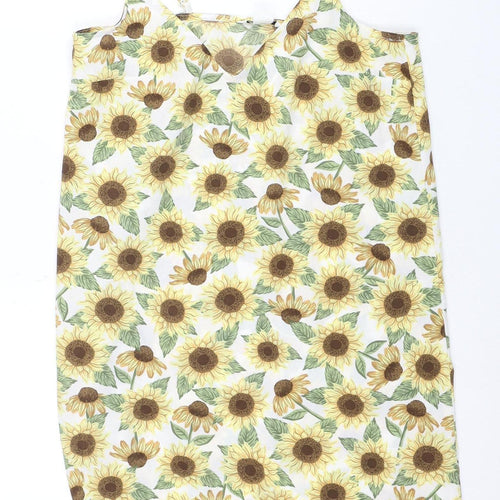 Monki Women's Multicoloured Floral Dress Size 8