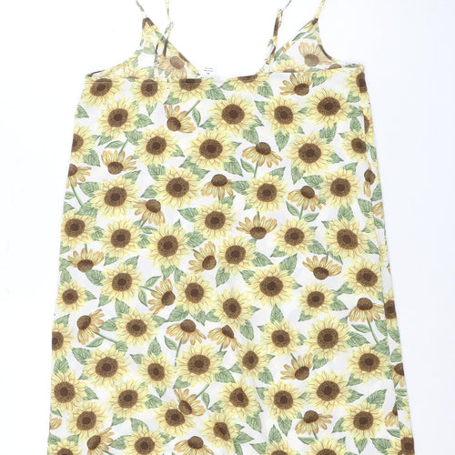 Monki Women's Multicoloured Floral Dress Size 8