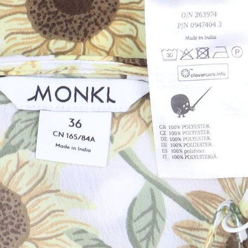 Monki Women's Multicoloured Floral Dress Size 8