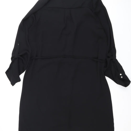 River Island Women's Black V-Neck Dress Size 10