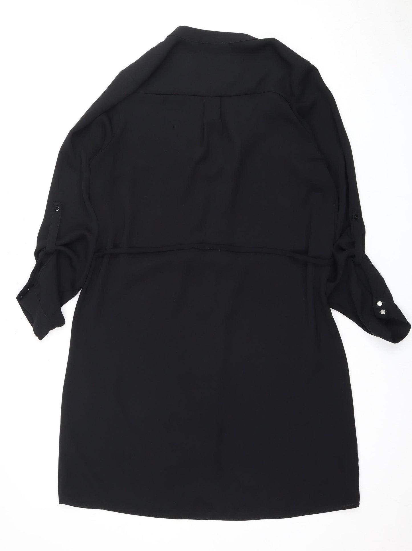 River Island Women's Black V-Neck Dress Size 10