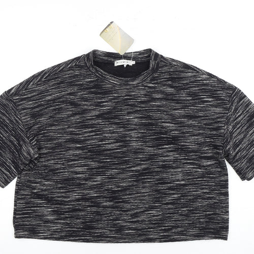 BEFORE DARK Women's Black T-Shirt, Size M, Relaxed Fit