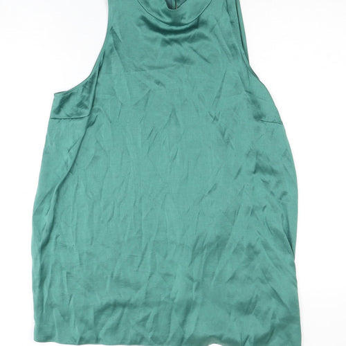 Next Women’s Green Sleeveless High Neck Top