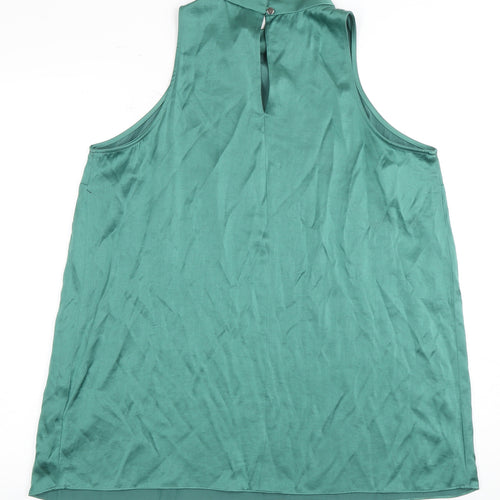 Next Women’s Green Sleeveless High Neck Top