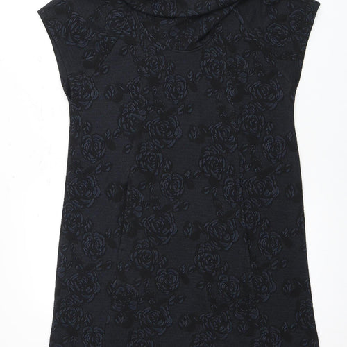 VIZ-A-VIZ Women's Black Floral Dress Size 10