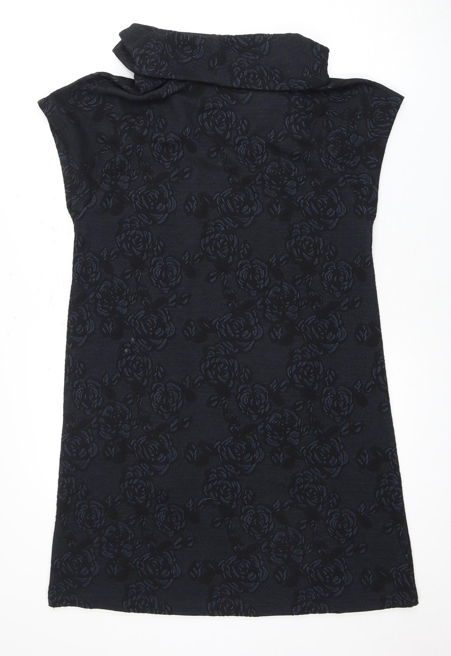 VIZ-A-VIZ Women's Black Floral Dress Size 10