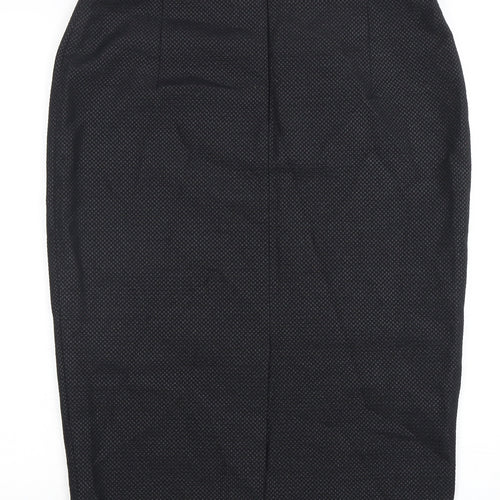 Amphora Women's Black Knee Length Pencil Skirt L
