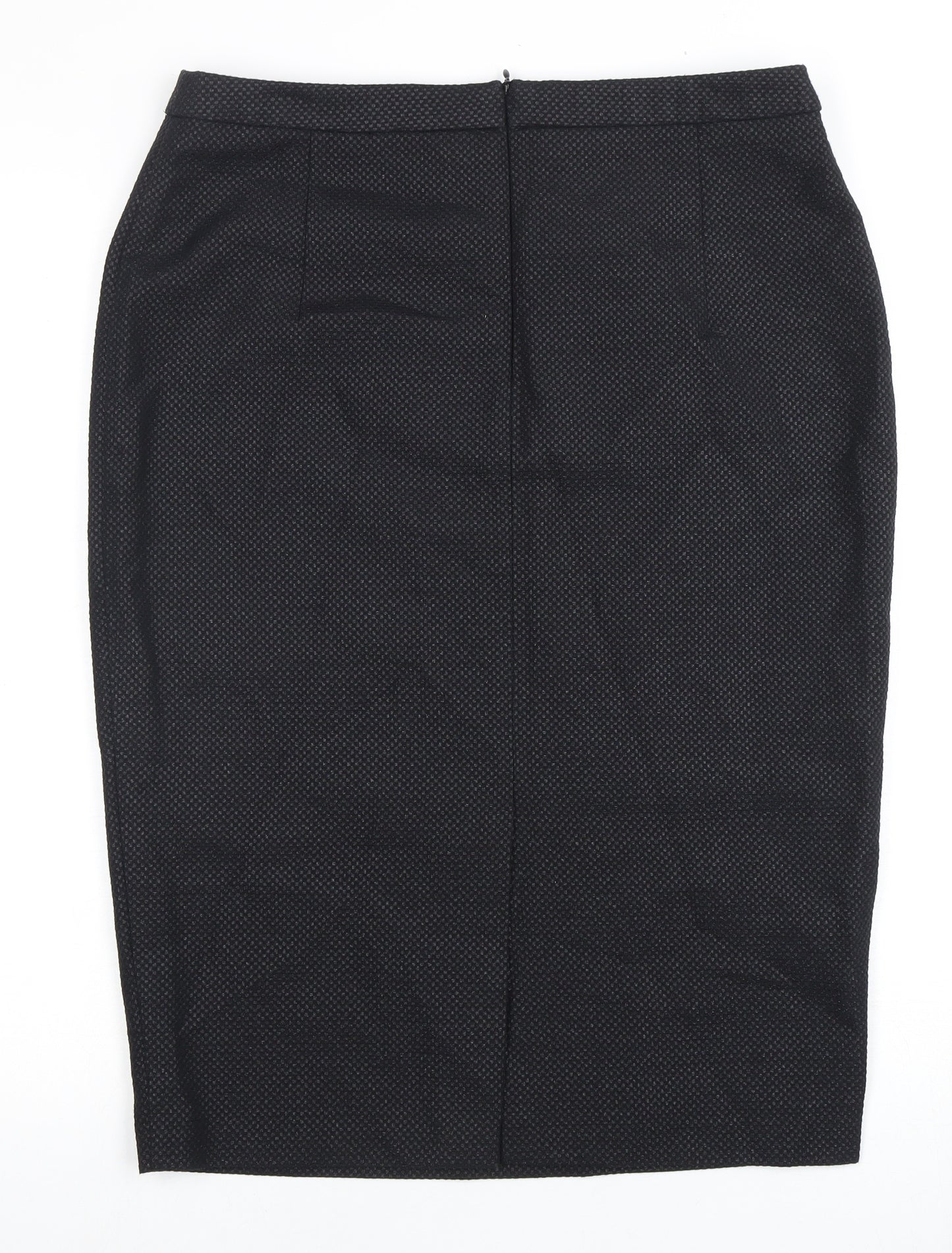 Amphora Women's Black Knee Length Pencil Skirt L