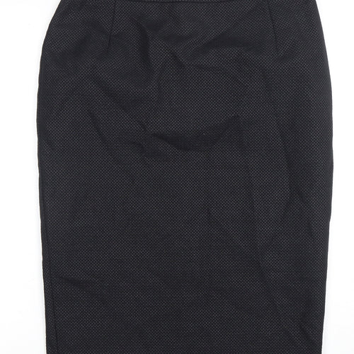 Amphora Women's Black Knee Length Pencil Skirt L