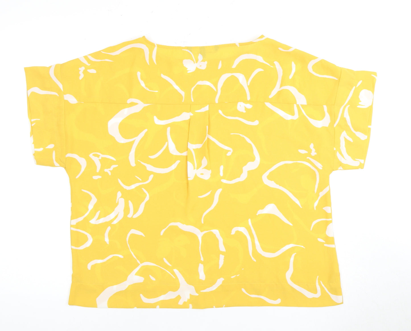 Vero Moda Women's Yellow Floral Blouse, Size M