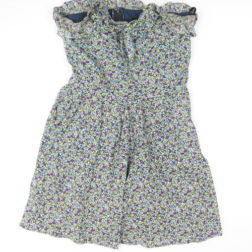 QED London Women's Multicoloured Floral Dress Size 10