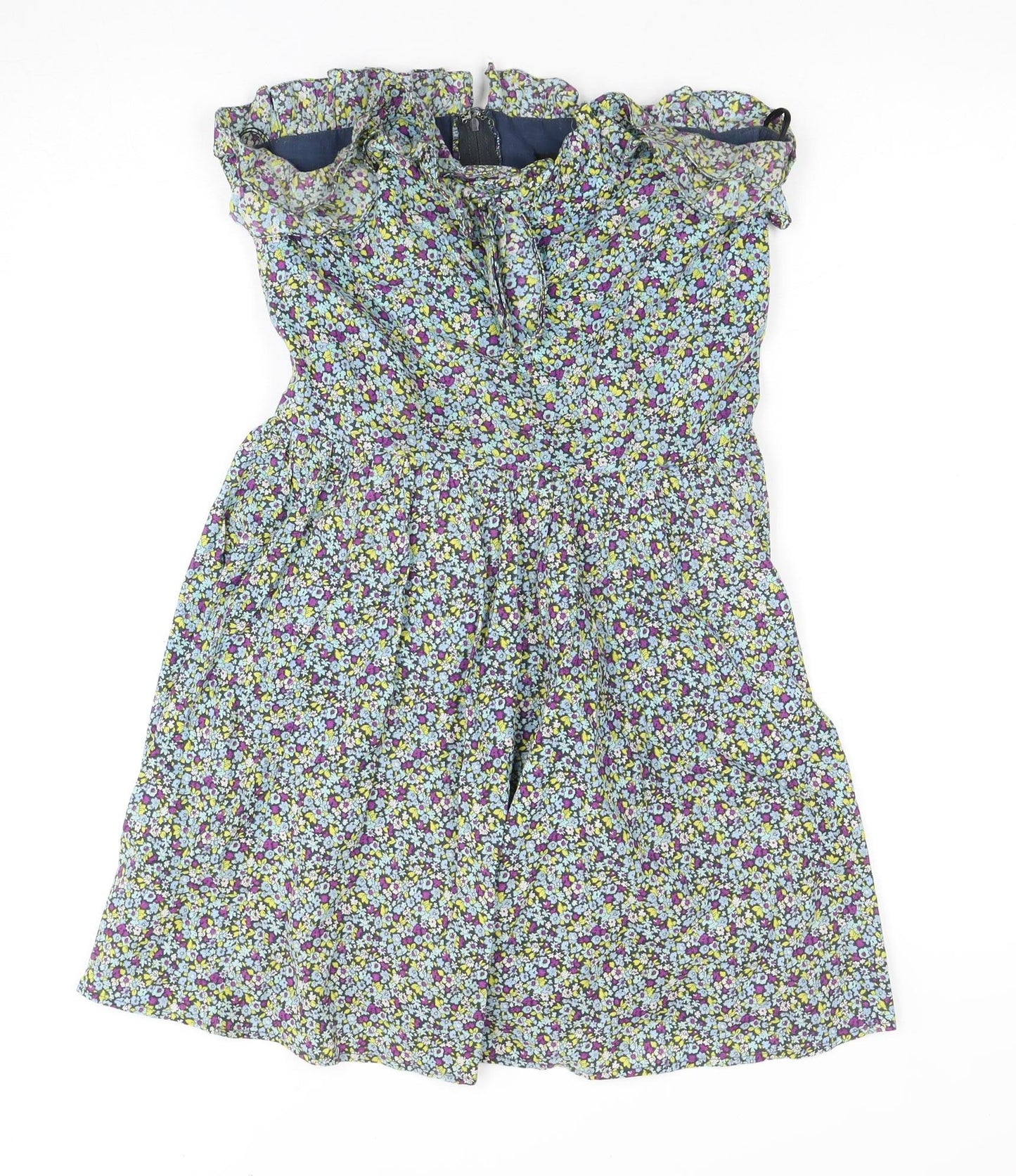 QED London Women's Multicoloured Floral Dress Size 10