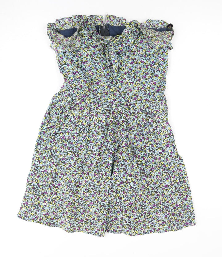 QED London Women's Multicoloured Floral Dress Size 10