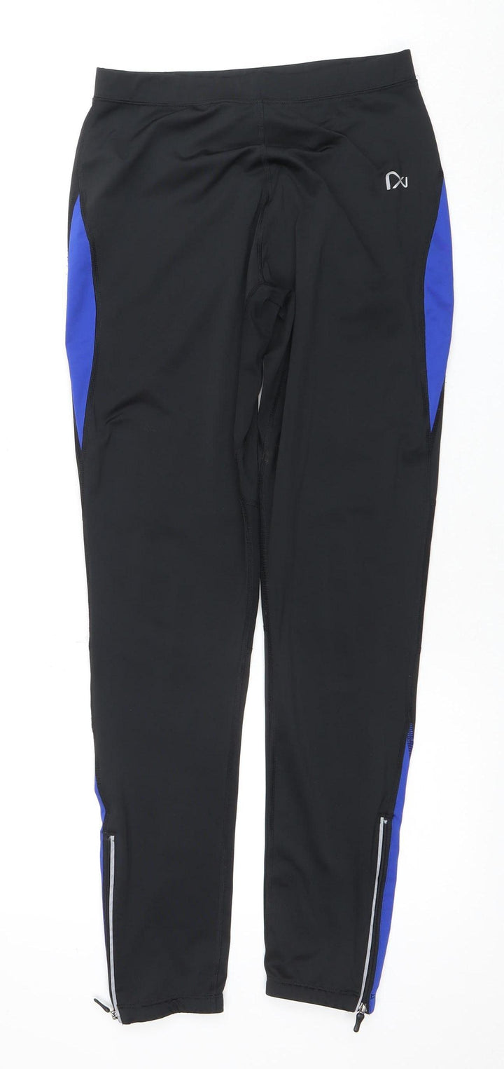 Next Unisex Track Pants M Black/Blue Breathable