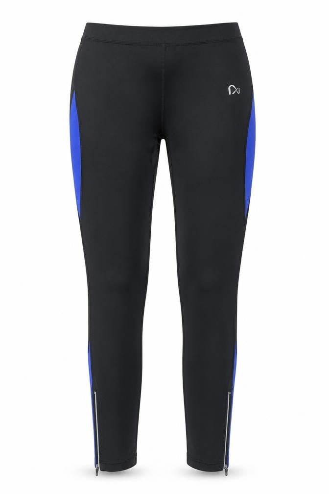 Front view of Next unisex track pants m black/blue breathable