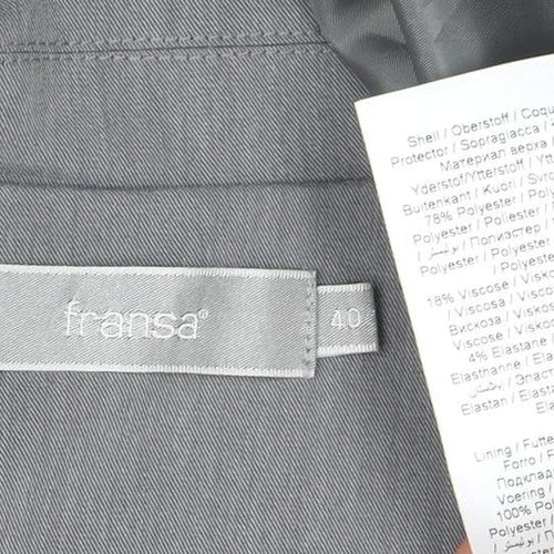 Rinascimento Grey Women's Two-Button Suit Jacket Size 12