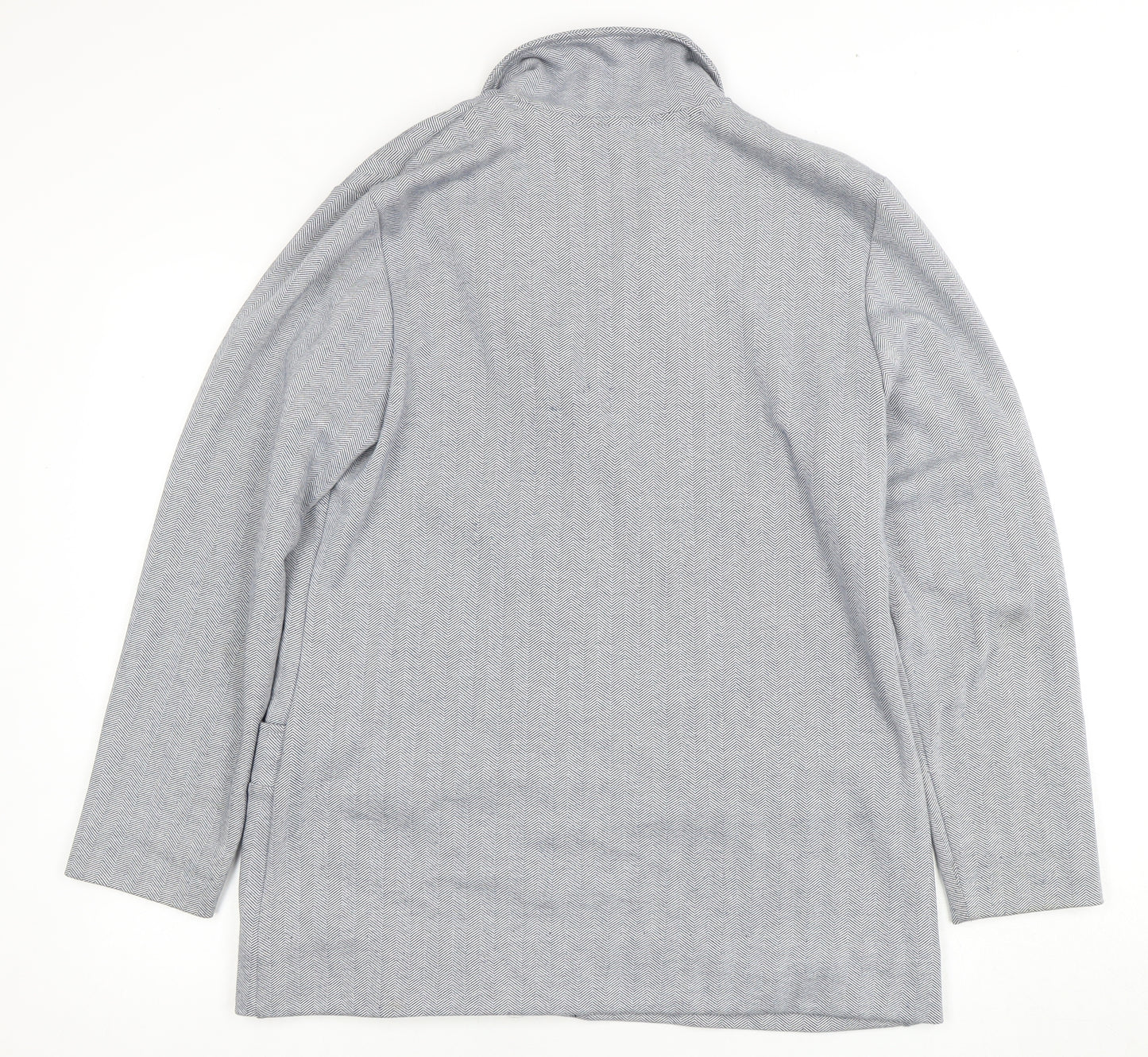 Weekenders Grey Women's Blazer M, Herringbone Casual