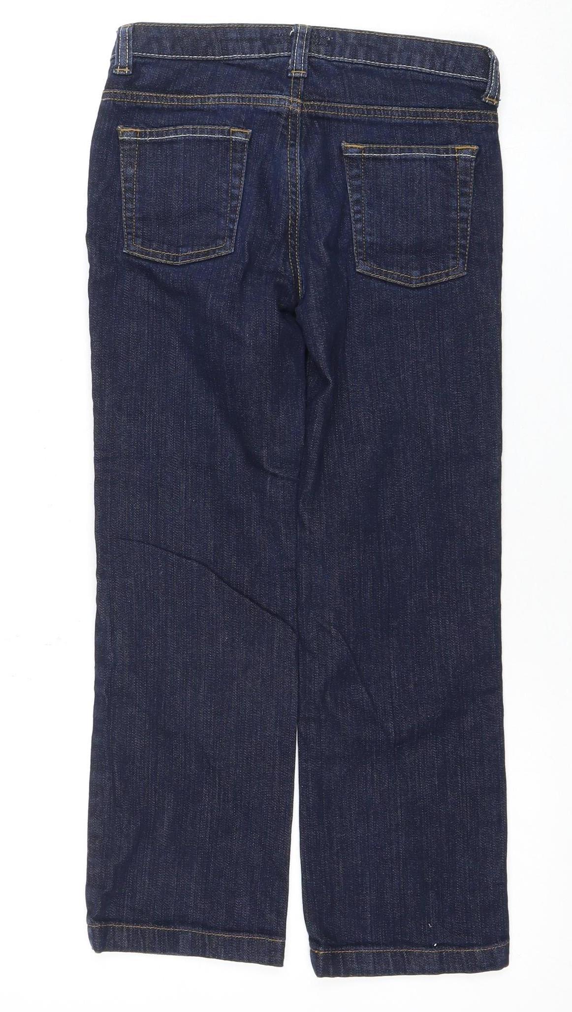 John Lewis Girls' Blue Straight Jeans Size 9 Yrs