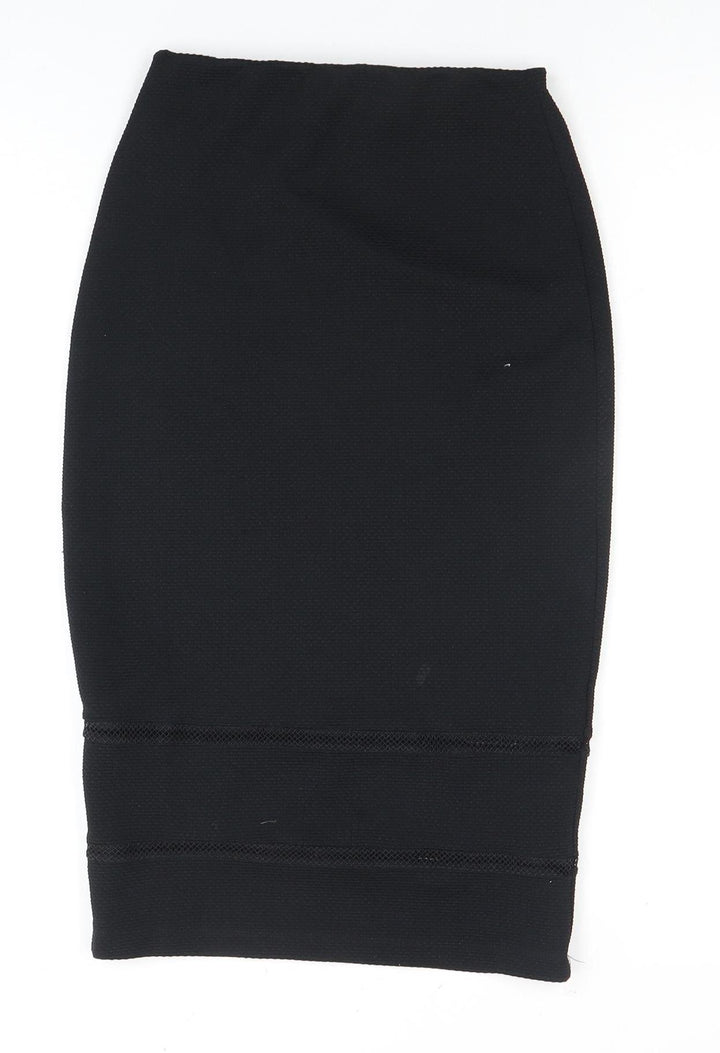 River Island Women's Black Pencil Skirt Size 6