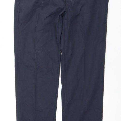 Marks and Spencer Blue Chino Trousers, Size 32