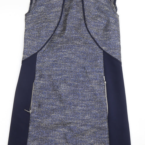 Dorothy Perkins Women's Blue Sheath Dress Size 8
