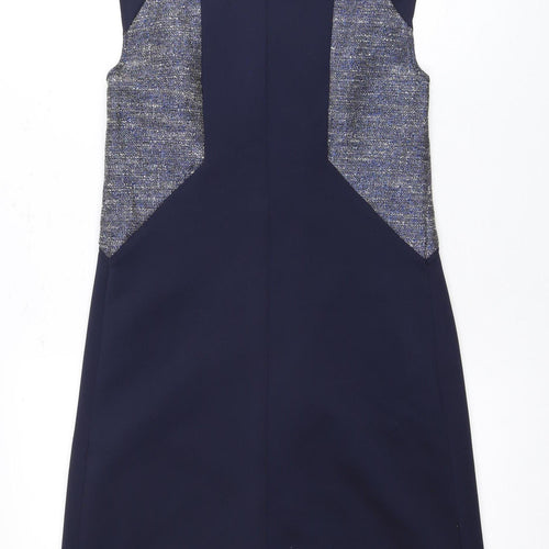 Dorothy Perkins Women's Blue Sheath Dress Size 8