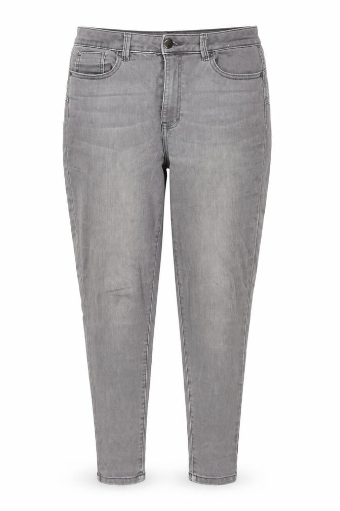 Front view of Women's Grey Slim Jeans, size 14 Slim, Shaping Fit