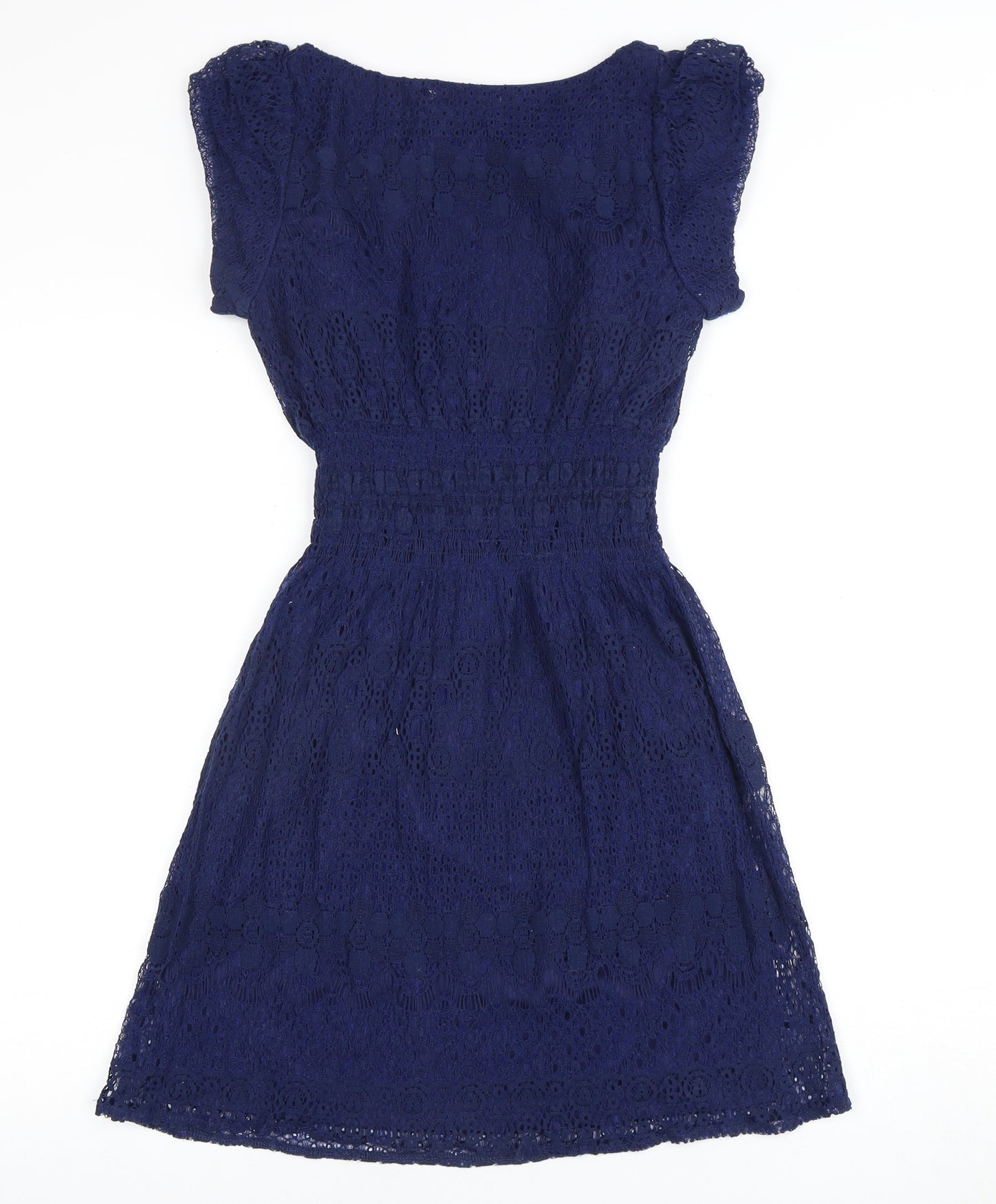 Pinky Women's Blue Dress, Size S, Lined Cotton