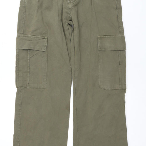 STR Women's Green Straight-Leg Jeans, Size 12, Excellent Condition