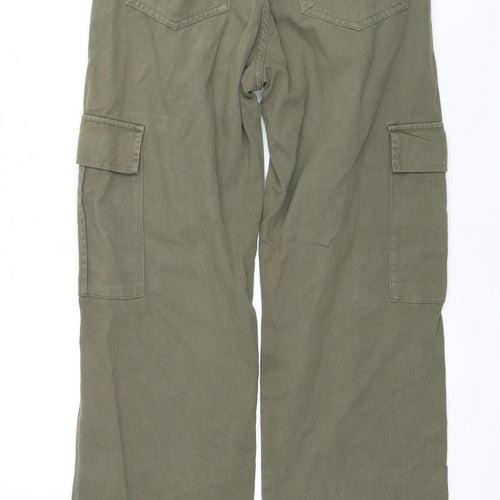 STR Women's Green Straight-Leg Jeans, Size 12, Excellent Condition