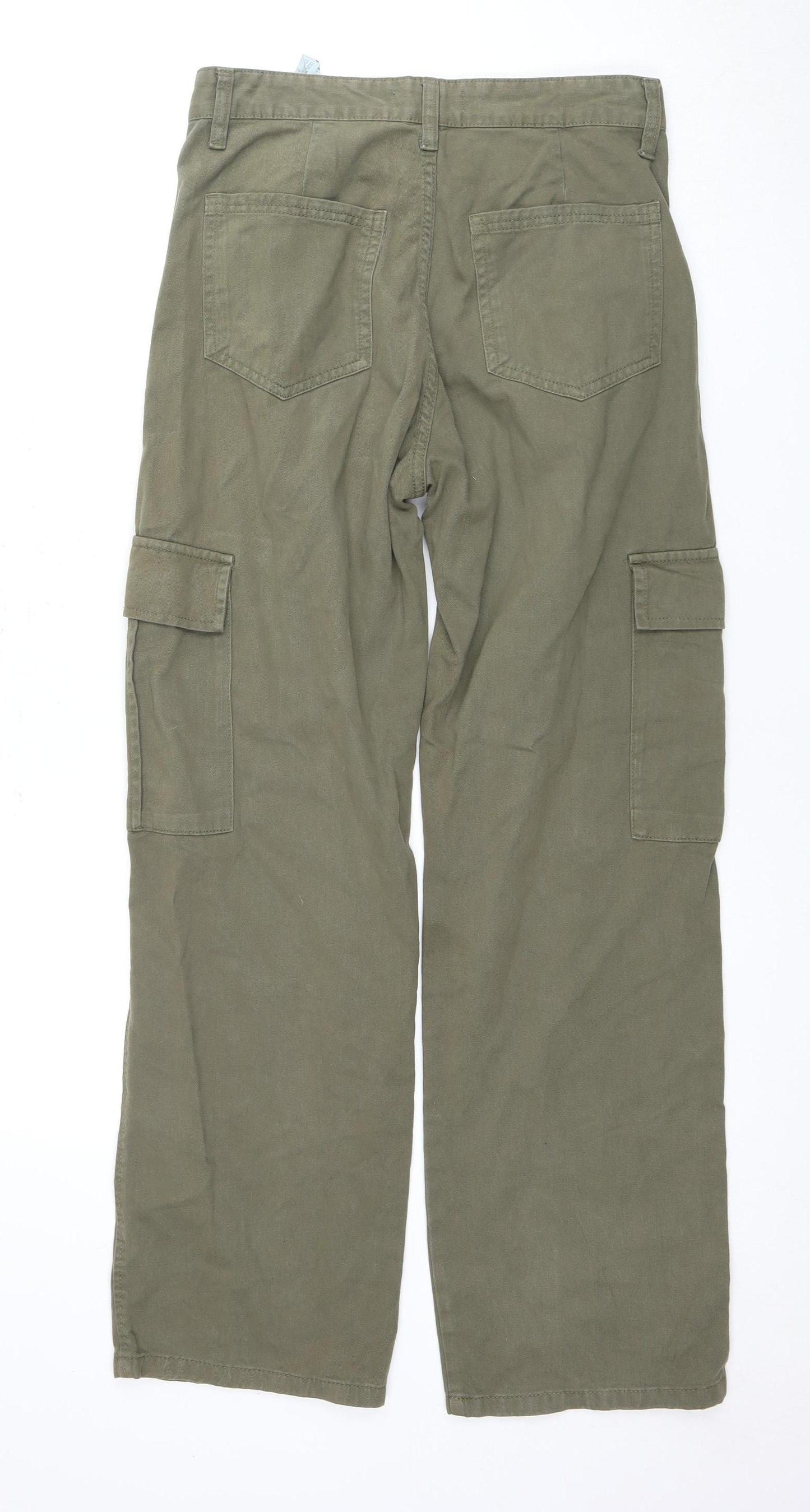 STR Women's Green Straight-Leg Jeans, Size 12, Excellent Condition