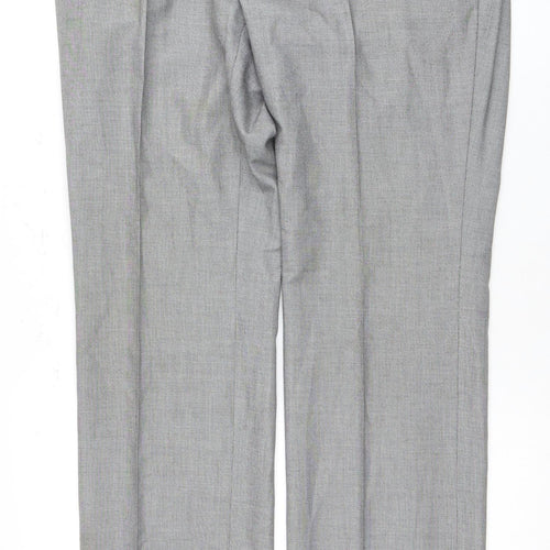 White Label Men's Grey Trousers - Size L, 36” Waist