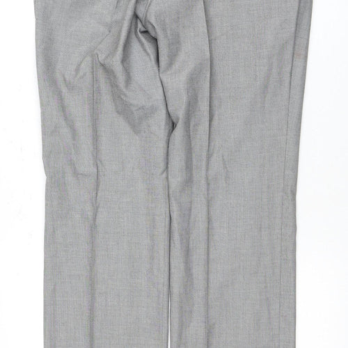 White Label Men's Grey Trousers - Size L, 36” Waist